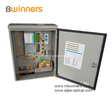 Outdoor FTTH Splitter Fiber Distribution Cabinet 48 Cores